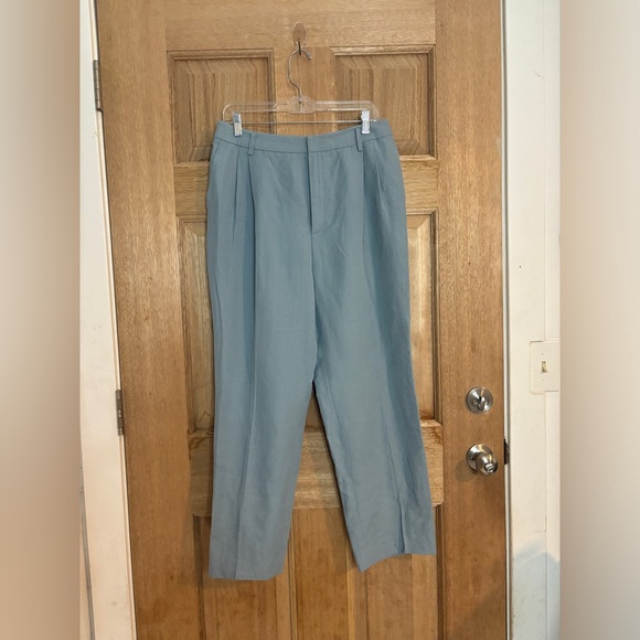 Ellen Tracy women’s baby blue‎ dress pans size 14 - Picture 1 of 6